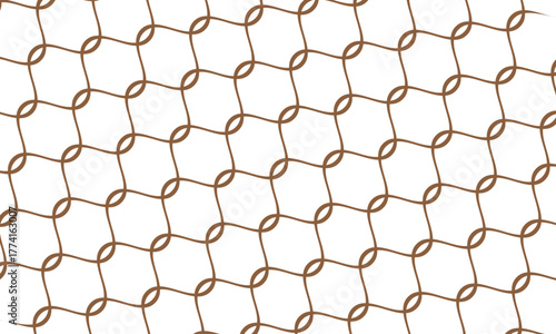  abstract brown and white diagonal background, barrier net, wire net metal wall, barbed wire fence, black grid for construction zone, wire grid of fence for wallpaper, vector