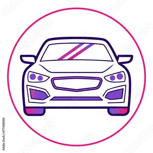 Futuristic car rental booking dashboard ui vector illustration interface element vector