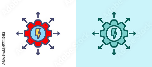 Energy Exports whitegreen icon