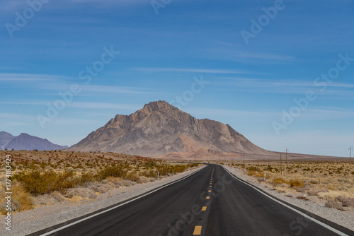 Eagle Mountain, 3806 ft. (1160 m),  Evelyn, Inyo County, California. . Mojave Desert / Basin and Range Province. California State Route 127. The Amargosa Valley
