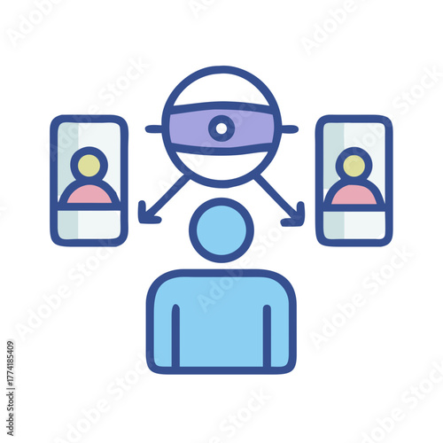 Data Analysis and Profile Management: A Graphical Representation of Connection and Information