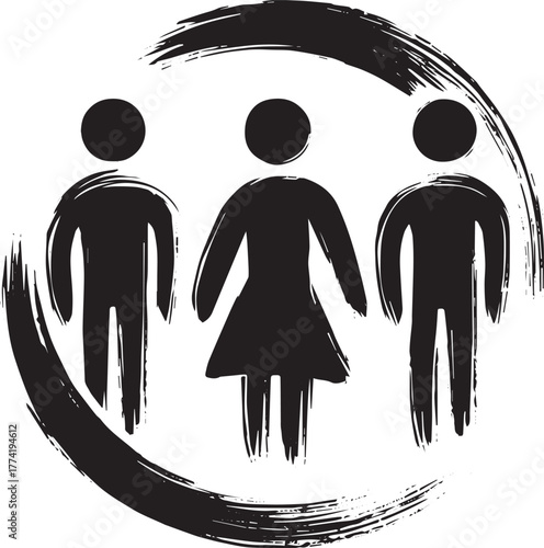 Symbolic depiction of unity, equity, diversity, and inclusive co