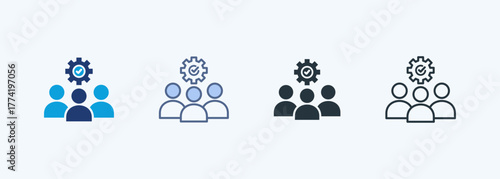 Employee Multiple Style Icon Collection