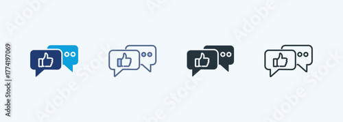 Customer Feedback Multiple Style Icon Collection