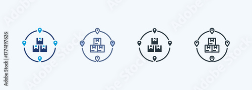 Distributor Multiple Style Icon Collection