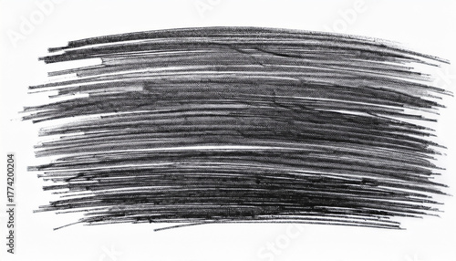 Vector illustration of charcoal hand-drawn scribbles, rough lines, and textured sketch elements for design.