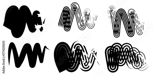 Realistic Brush Stroke Icon Pack