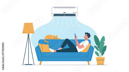 living room with a sofa