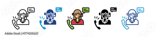 Customer Support multiple icon