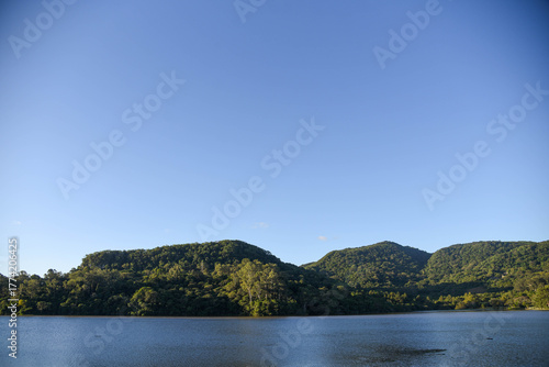 Fotografía Reservoir Lake in Santa Maria, Brazil