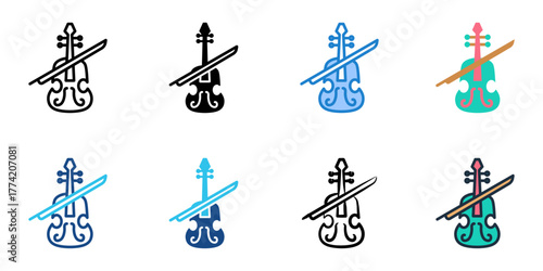 Cello icon set multiple style collection 
