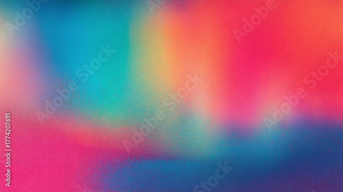 Wallpaper Mural Vibrant abstract background with a colorful gradient and grainy texture, perfect for modern design aesthetics. Torontodigital.ca