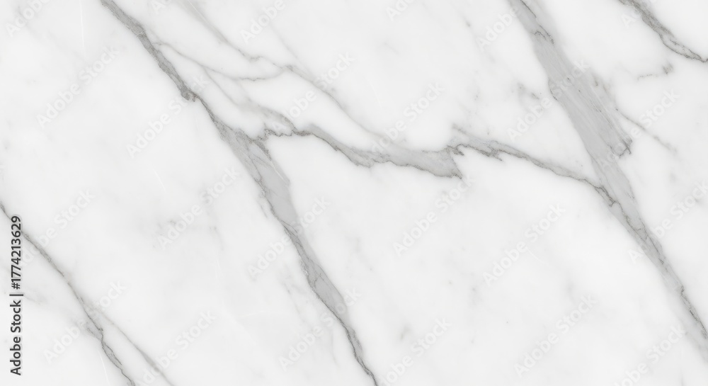 Fototapeta premium Elegant white marble texture with soft grey veining creating a sophisticated background for luxury