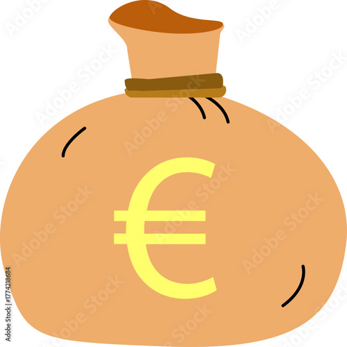 european money bag