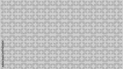 Subtle Monochromatic Gray Seamless Geometric Pattern