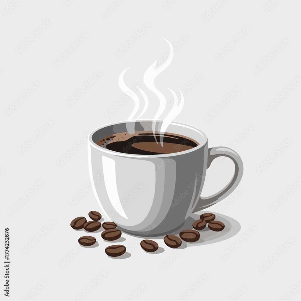 Obraz premium Classic Mug with Beans