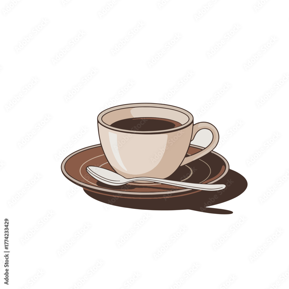 Obraz premium Coffee Cup with Saucer