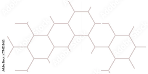 Abstract vector background with honeycomb hexagon pattern for geometric technology and business design