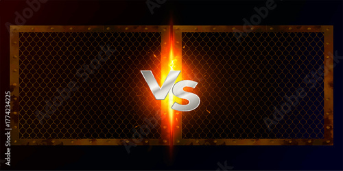 A vibrant concept image of a burning red neon number sign in a dark space, evoking business and fire glow