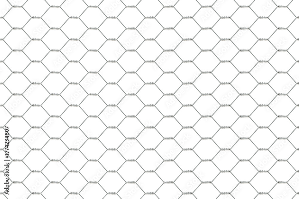 Fototapeta premium Chain link fencing, fencing mesh, transparent background