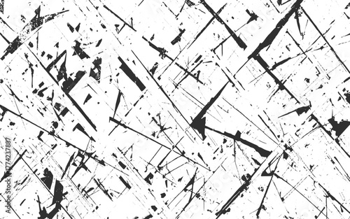 Abstract white background with random black lines, Metal grid isolated on the white background. Abstract lines in black and white tone of many squares and rectangle shapes