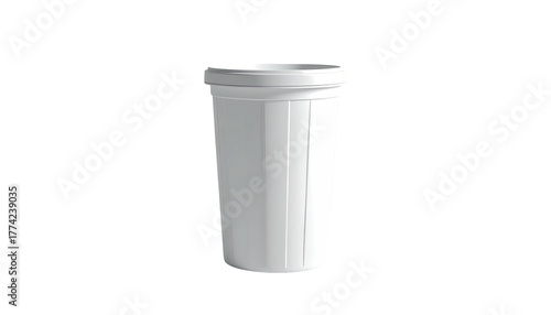 Wallpaper Mural A plain, cylindrical white object with a rounded top, set against a black void Torontodigital.ca