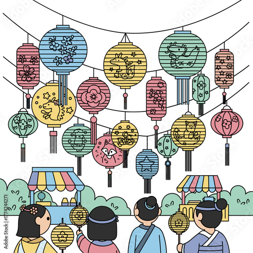 lantern festival display