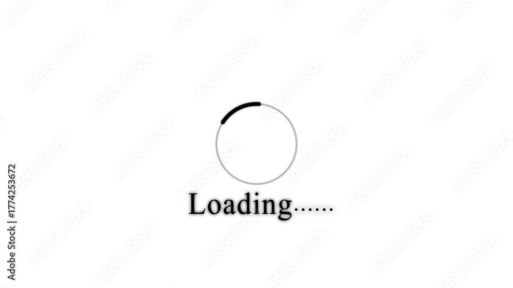 Loading bar animation Loading progress icon. Waiting loading animation ...
