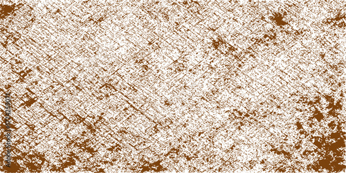 Macro closeup of beige or brown fabric texture as a rough old material surface for a natural wallpaper background design and pattern