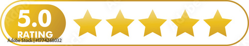 Five star rating system with perfect score
