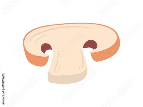 Mushroom Cut Illustration

