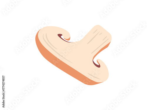 Agaricus Bisporus Mushroom Slice