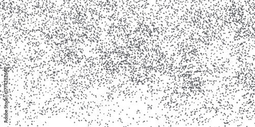 Stipple pattern, dotted geometric background. Stippling, dotwork drawing, shading using dots. Pixel disintegration, random halftone effect. White noise grainy texture. modern