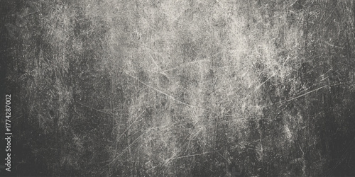 Wall surface with distressed cement texture, rough faded tones, vintage imperfections, artistic cracks ideal for background design.