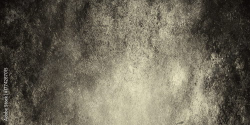 Wall surface with distressed cement texture, rough faded tones, vintage imperfections, artistic cracks ideal for background design.