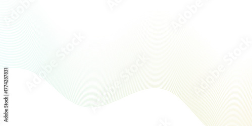 Vector gradient colorful flow smooth wave energy stripe business liner texture design. abstract sound makes the gray wave the focal element. The green transparent background	