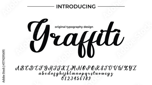 Graffiti - Elegant Script Font for Smooth Handwritten Design and Creative Typography