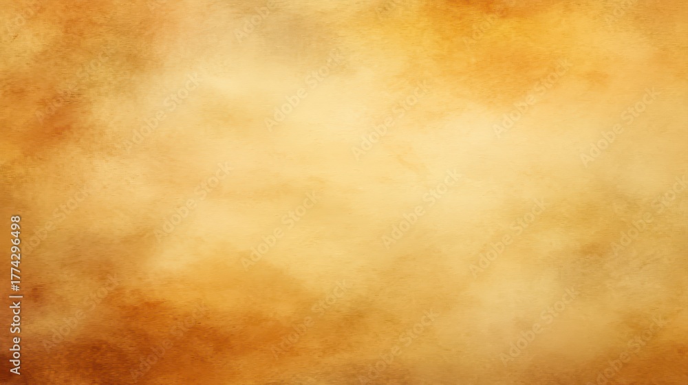 Fototapeta premium Abstract textured background in warm tones of brown and gold, a soft and inviting atmosphere, blurred yellow background