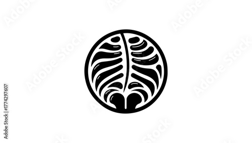 osteoporosis minimal black and white logo vector icon, orthopedic svg, pelvis svg, orthopedic vector, orthopedic logo black and white, hip bone svg, orthopedic icon free, femur bone icon, hip bone ico