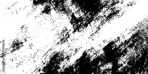 wall grunge texture with Overlay texture Distress effect Vector halftone dots Monochrome abstract splattered background. 
