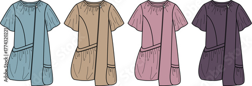 Chic Tunic Top Fashion Contemporary and Comfort Design for a Relaxed Silhouette