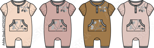 Trendy Baby Rompers Collection Stylish and Comfortable Outfit Designs for Little Ones