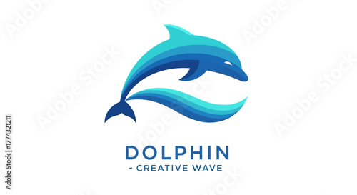 dolphin logo vector
