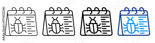 Web Crawler Icon Different Style Outline Collection Set