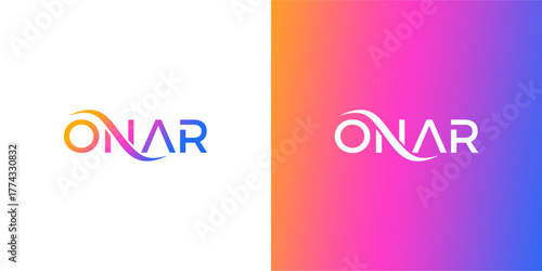 Modern Wordmark Logo with Infinity Symbol