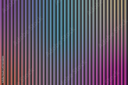 Abstract colorful gradient background with vertical lines pattern