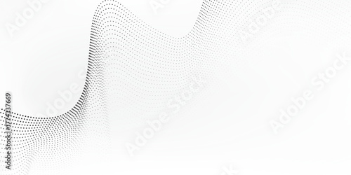 Flowing dots particles nice wave pattern halftone black gradient white background. simple dot modern vintage nice art good transparant old