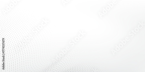 Flowing dots particles nice wave pattern halftone black gradient white background. simple dot modern vintage nice art good transparant