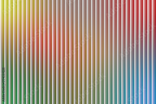 Abstract Gradient Vertical Stripes with Colorful Modern Design