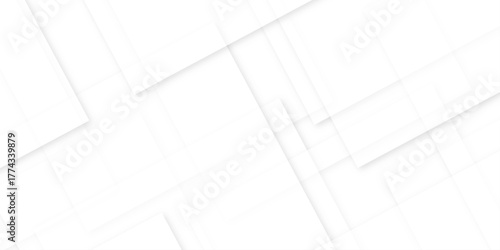 Abstract white and gray technology concept diamond triangle geometric line background. modern seamless business technology concept geometric shapes. squares and triangle with soft shadows as pattern.